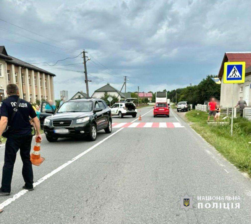 У Рогатинській громаді водій збив 10-річного хлопчика на пішохідному переході